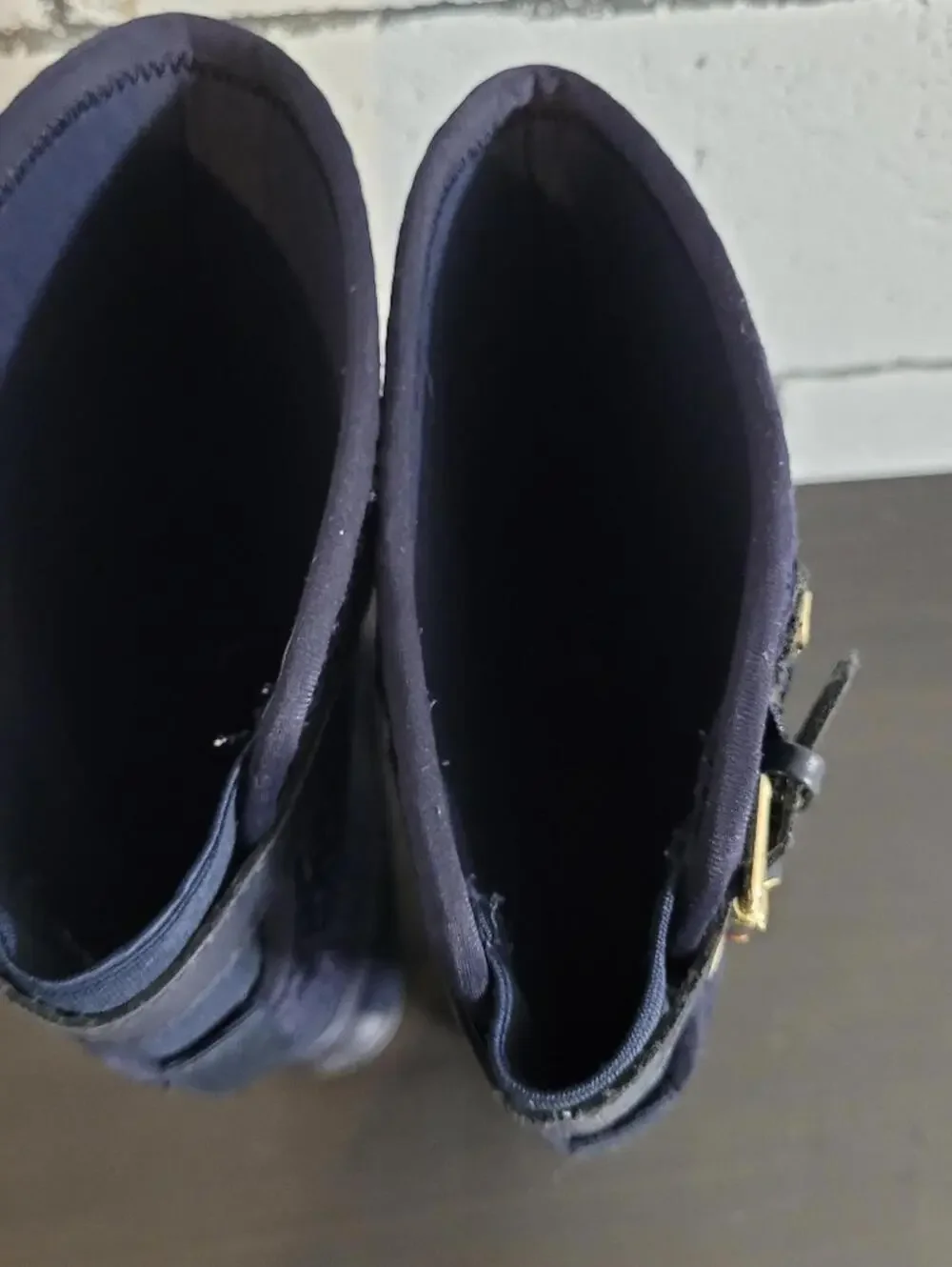 Tommy Hilfiger navy wellies